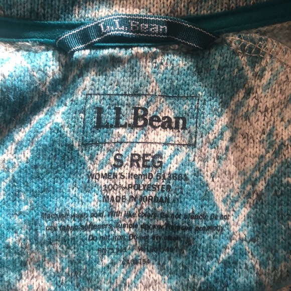 L.L. Bean Sweater Fleece Full Zip Jacket - Picture 3 of 6